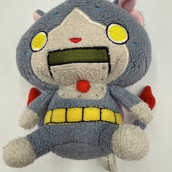 Yokai Watch B1207 Robonyan Bandai Kuttari Plush 5" Stuffed Toy Doll Japan - Picture 2 of 6